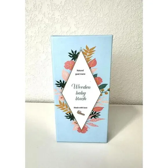 Tokcom Baby/Toddler Hairbrush Set with soft Goat bristles - Picture 5 of 8